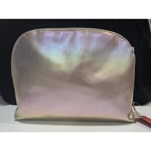 Sonia Kashuk 2-Piece Large Dome Case Makeup & Toiletry Bag Set Rose Gold - NWT